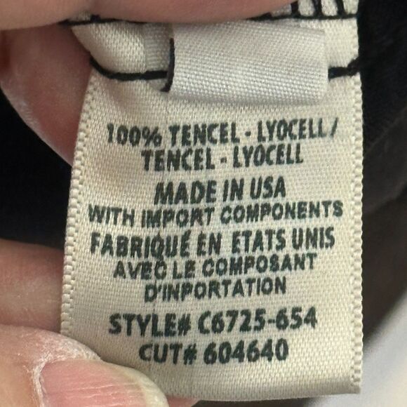 Cloth & Stone Black Tunic/Dress Roll Tab Sleeve - Picture 4 of 5